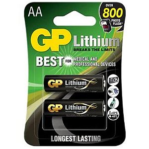 Pilha GP Lithium AA 2pcs - GP15LF