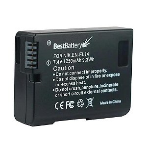 Bateria Best Battery EN-EL14 para Câmeras Nikon