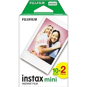 Filme Instax Mini Instantâneo Fujifilm com 20 Unidades