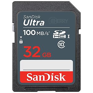 Cartão de Memória SD SanDisk 32GB Ultra Series UHS-I SDHC