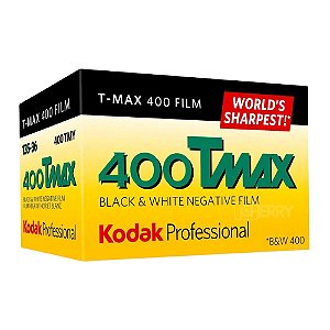 Filme Fotográfico KODAK 400TMAX 35mm ISO 400 P/B 36 Poses