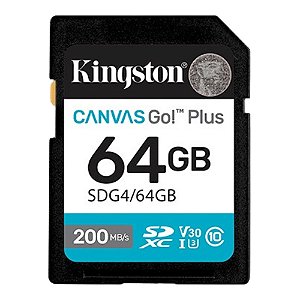 Cartão de memória Kingston SD Canvas Go! Plus