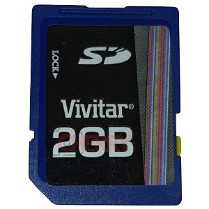 Cartão de Memória Vivitar ViviCam 3635 – SD 2GB Standard Secure Digital