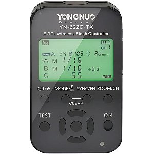 Transmissor Yongnuo YN-622C-TX Rádio Flash TTL para Canon