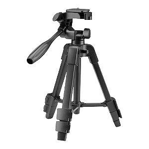Mini Tripé Greika Nest NT-513 com Nível Bolha 27cm a 57cm Capacidade 2.5kg