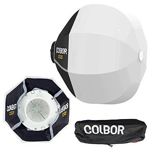 Softbox Mini Lanterna Colbor 25cm Encaixe Mini Bowens Para Led Wonder