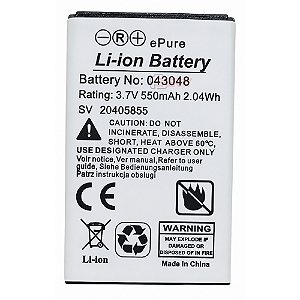 Bateria Original Li-ion 3.7V 550mAh Compatível com Intelbras TS-8120