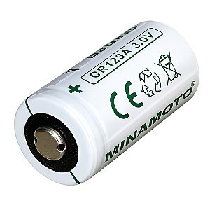 Bateria Minamoto CR123A 3V 1600mAh Lithium