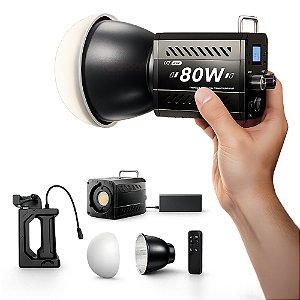 Iluminador Equifoto LED COB ZU-80 80W Bicolor
