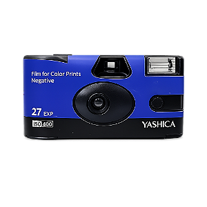 Câmera Descartável Yashica Single Use Film com Flash – 27 Exposições