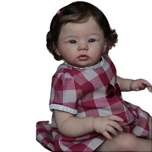 Bebê Reborn Realista - Abigail 24 (PODE DAR BANHO - Corpo todo em