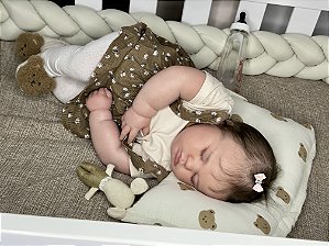 Bebê Reborn Ultra Realista – Molde June Toddler com Foto Original do Bebê