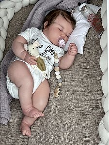Bebê Reborn June 7 Meses – Ultra Realista, Pintura à Mão e Fotos Originais