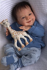 Bebê Reborn boneca realista menino SEBASTIAN