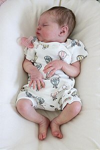 Boneca Bebê Reborn Laura – Realismo Impressionante e Cabelinho Fio a Fio