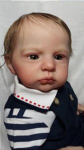 Bebê Reborn Cameron – Doçura Viva em Cada Detalhe | Pulpilas Reborn