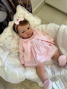 Bebê Reborn Silicone Sólido menina