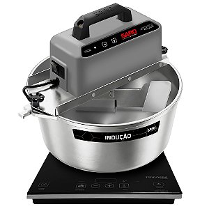 Misturador SARO 10L com Fogão de Indução Integrado - Panela Automática Gourmet