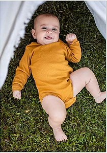 Body Canelado Bebê
