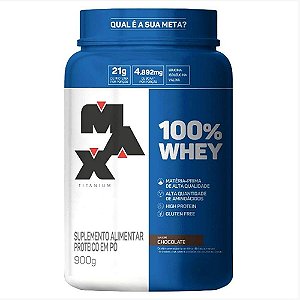 100% Whey Pote 900G - Max Titanium