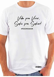 Camisa Branca Legado Oficial - Foco no Amor