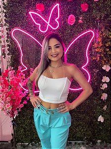 Letreiro Luminoso Painel Neon Borboleta Personalizada 80x100 - Rei do neon