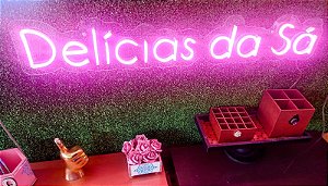 Letreiro Luminoso Painel Neon Personalizado - Rei do Neon