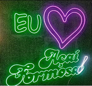 Letreiro Luminoso Painel Neon Personalizado - Rei do Neon