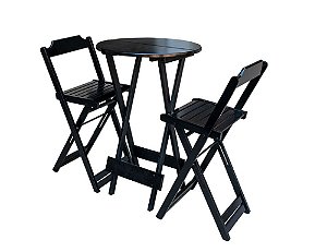 Mesa Bistrô Com 2 Banquetas