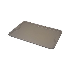 Bandeja Plástica Bege Self-Service 48x33 cm S400 Kit 50 pçs