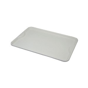 Bandeja Plástica Branca Self-Service 48x33cm S400 Kit 50 pçs