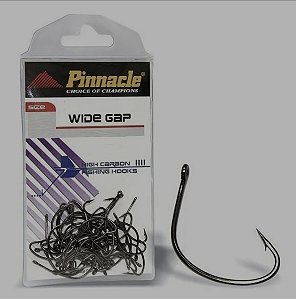 Anzol Wide Gap 1/0 Pinnacle (25 peças)