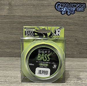 Linha monofilamento Soft Bass JR Pesca amarela