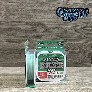 Linha monofilamento Super Bass verde Marine Sports - 250m