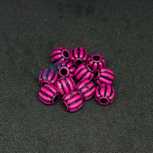 Miçanga pitanguinha rosa da Kalangos (10 unidades)