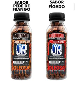 Ração aquamil oleosa JR Pesca - 170g