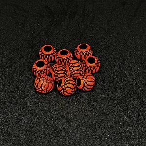 Miçanga mexerica laranja da Kalangos