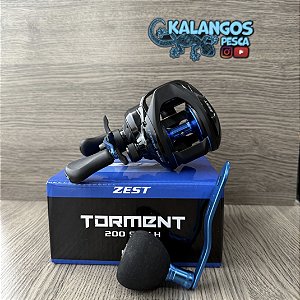Carretilha Zest Torment 200 SW (Acompanha manivela de força)