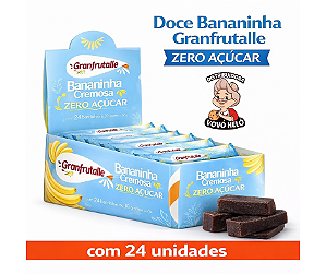 Doce Banana Bananinha zero açúcar c/24 unidades - Granfrutalle