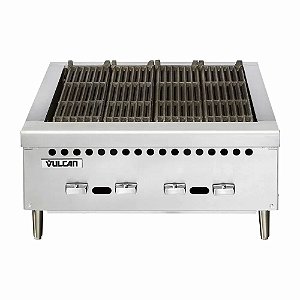 Charbroiler a Gás Vulcan VCRB25 - 4 Controles/Grelhas Individuais Por Seção GLP/GN