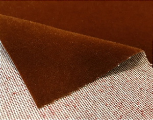 Veludo Flocado Embalagem e Decoração - Marrom Café