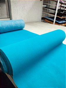 TNT Aveludado - Azul turquesa - 45 cm