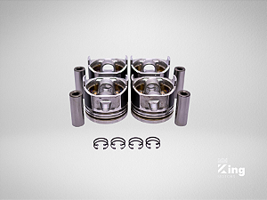 Pistão com Anel Kubota V1505