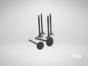 Válvulas de Admissão e Escape Yanmar 3.74/3.66