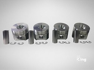 Pistão com Anel Kubota V2203 Injeção Direta (87 m.m)
