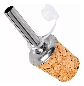 Bico Dosador Garrafa Azeite Vinagre Óleo Tempero Inox - C/02
