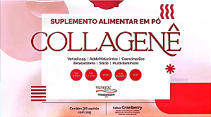 Collagenê Sabor Cranberry 30 Sachês C/ 10g-Colágeno Bioativo