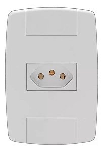 Tomada Ilumi Modelo Lev Modular C/ Placa 1 Tomada 2p+t - 10a