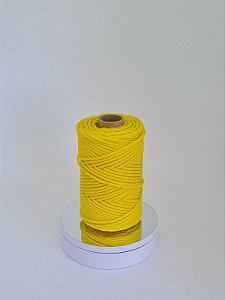 Varal Corda Nylon Amarelo Rolo Com 100m