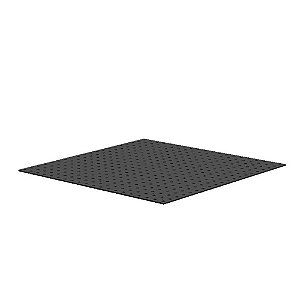 PLACA PERFURADA 1000x1000x6,35mm Ø 16 mm NITRETADA  PLC1010.L.N